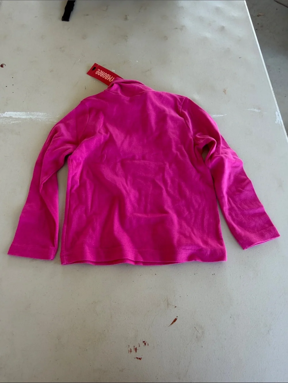 NWT Gymboree Hot Pink Long-Sleeve Turtleneck Top